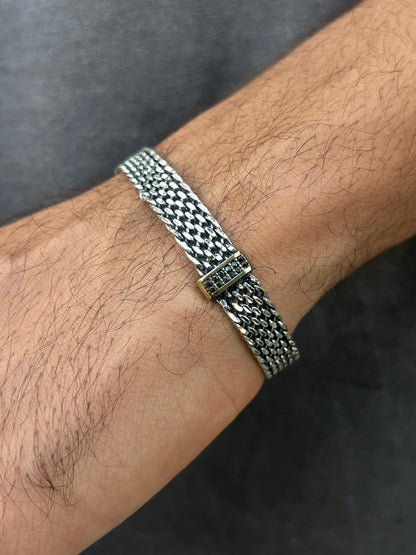 Spartan Grip Bracelet for Men's Sterling Silver 925s