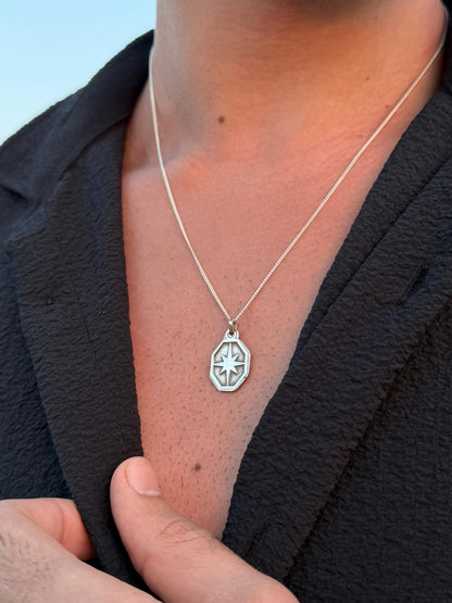 Northbound Necklace in Sterling Silver 925s