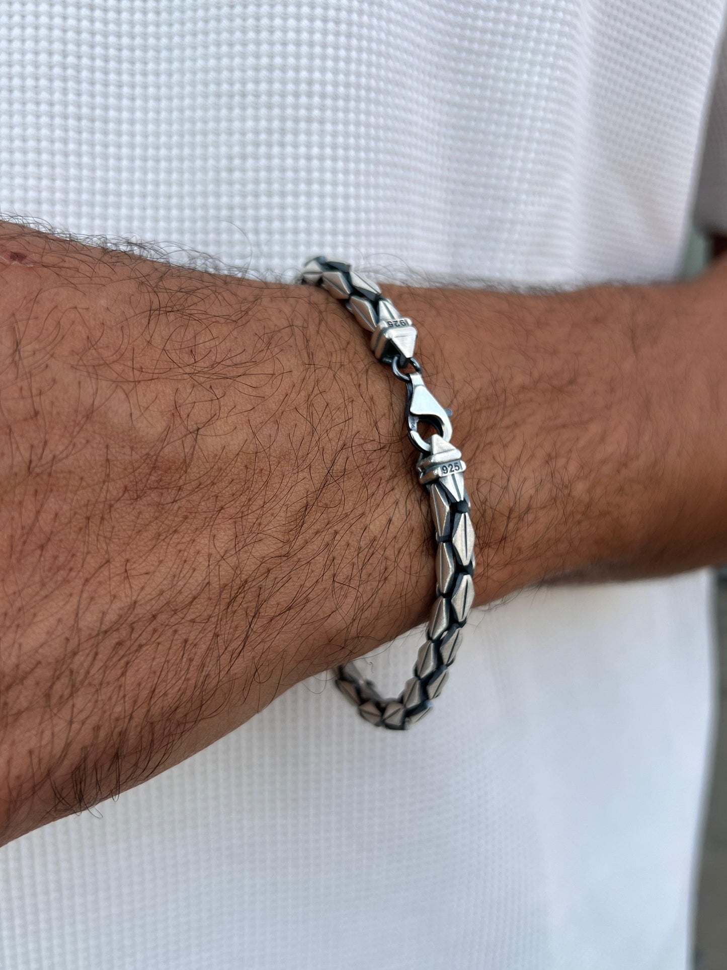 Dark Venom bracelet S925 Sterling Silver-(21cm-5mm)