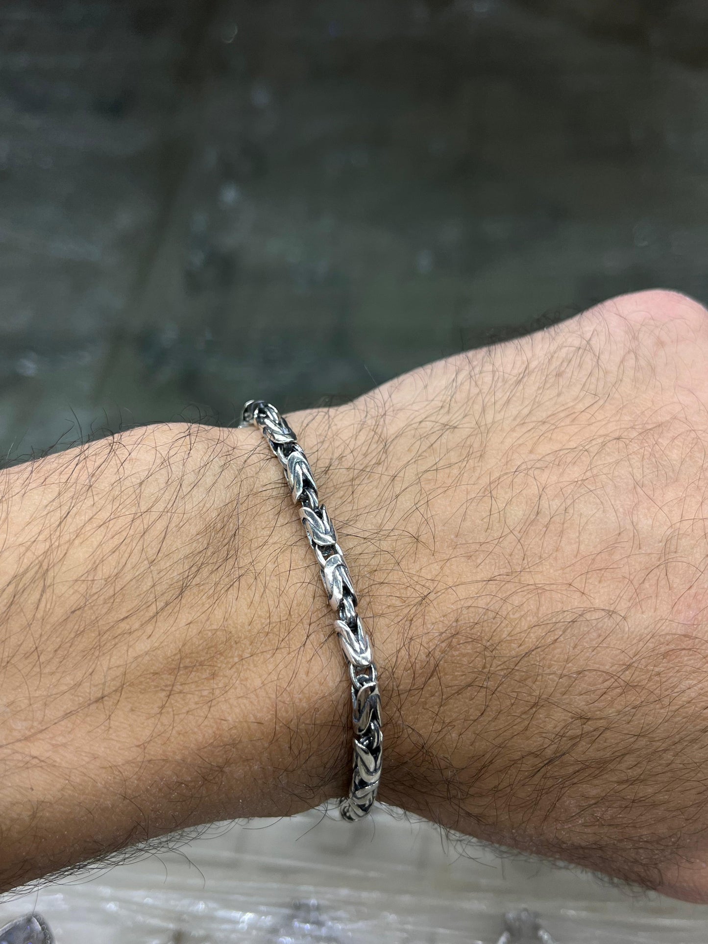 Zodiac King Bracelet for Men's Sterling Silver 925s