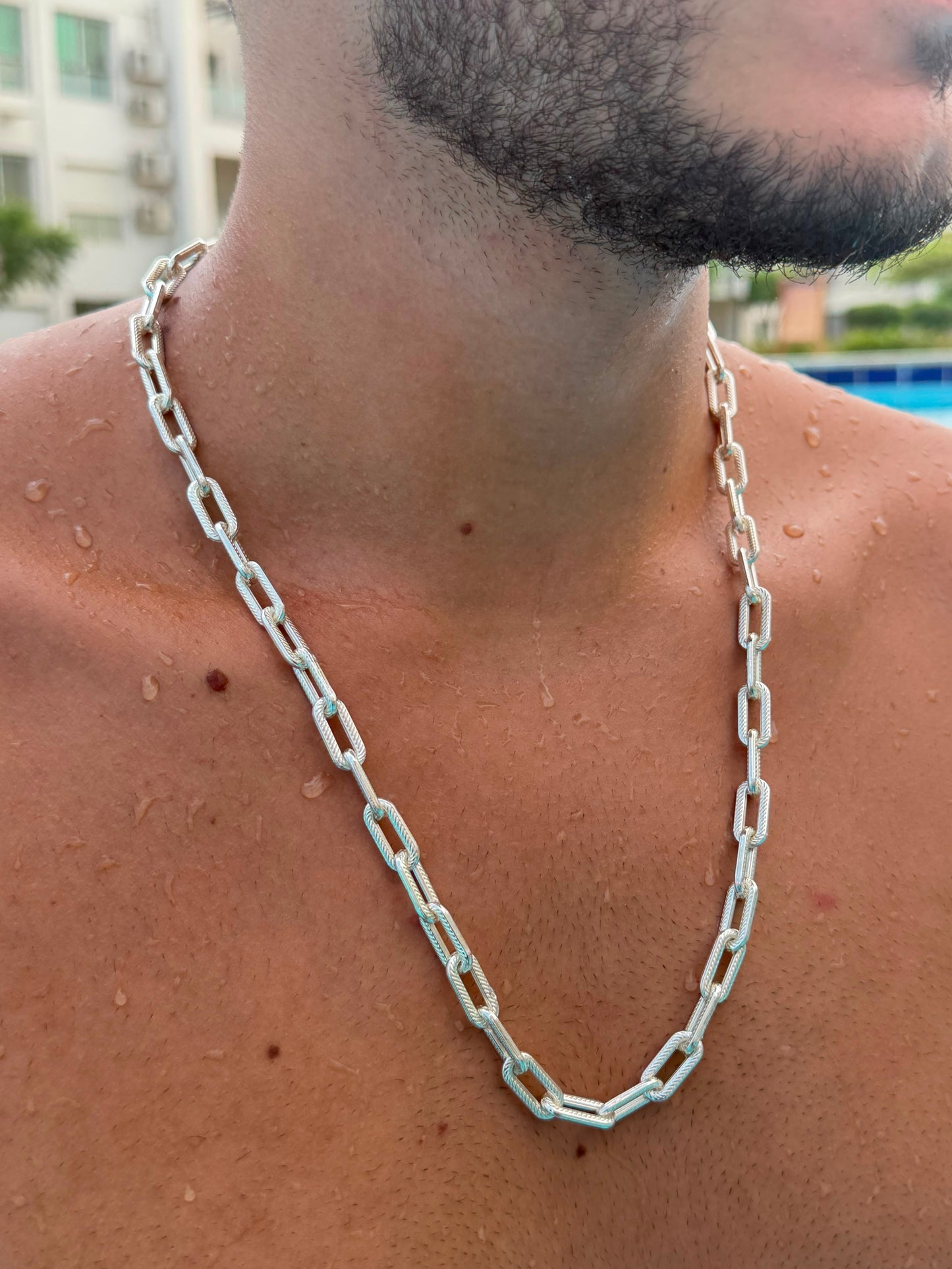 Exclusive 🚫 Pump Turkish Link Necklace Sterling Silver 925s