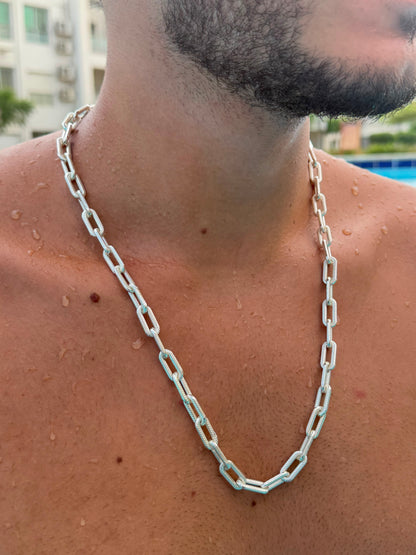 Exclusive 🚫 Pump Turkish Link Necklace Sterling Silver 925s