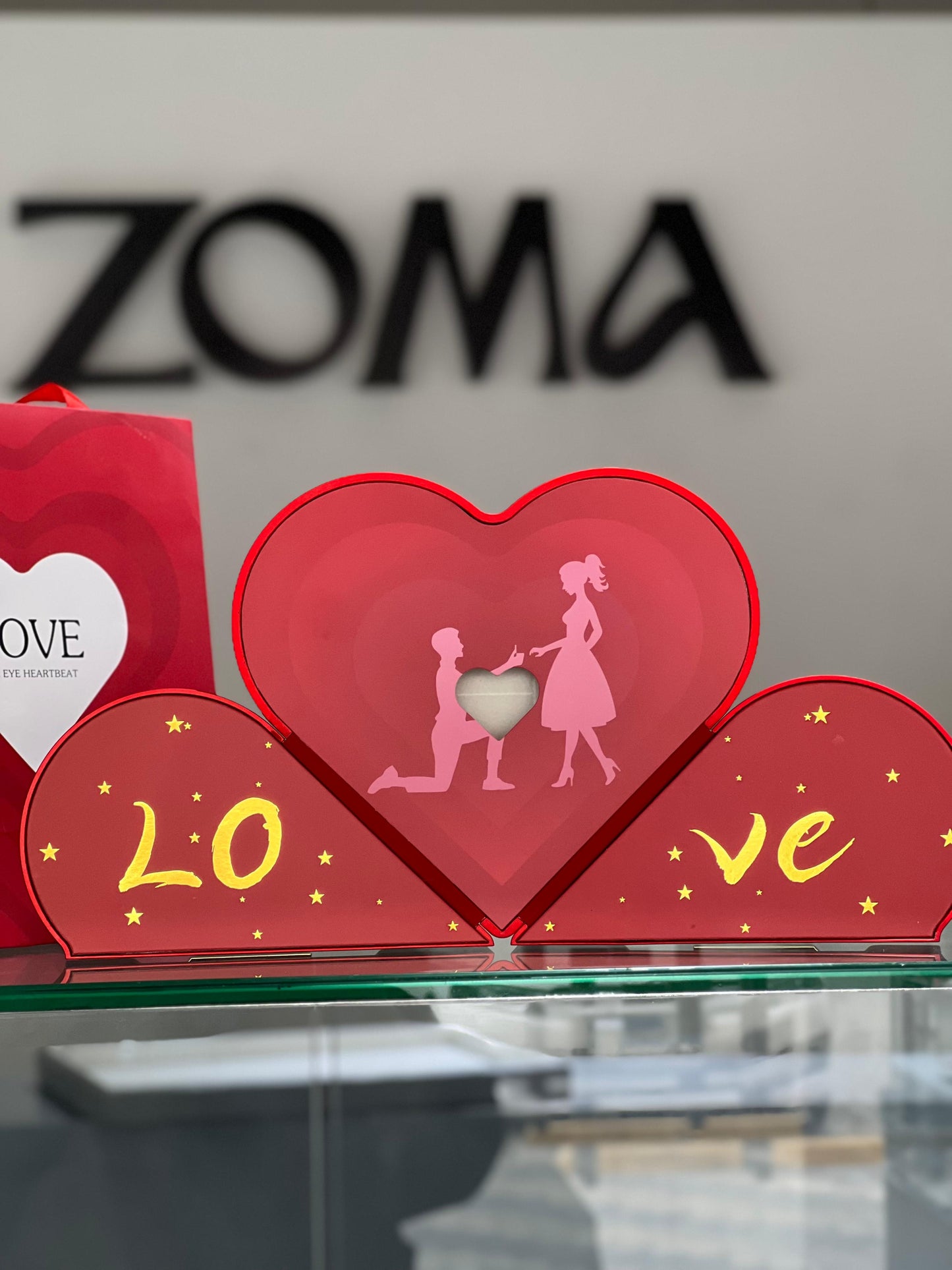 Red Lovely Heart Box