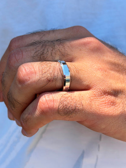 4.5mm Sleek band -for Men's Sterling Silver 925s