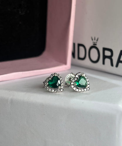 Sparkling Heart Earrings