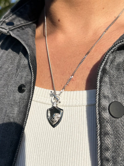 Lionlock Necklaces for Men's Sterling Silver 925s