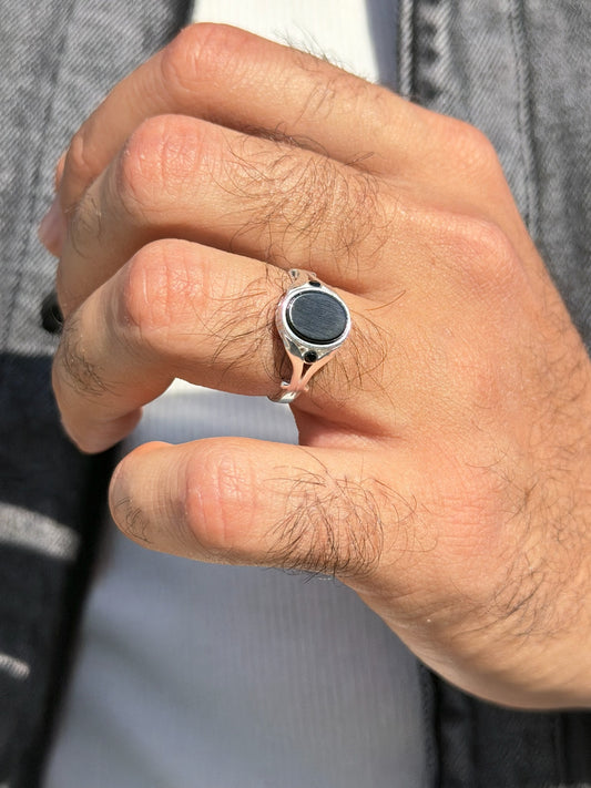 Noctis Orb Ring in Sterling Silver 925s