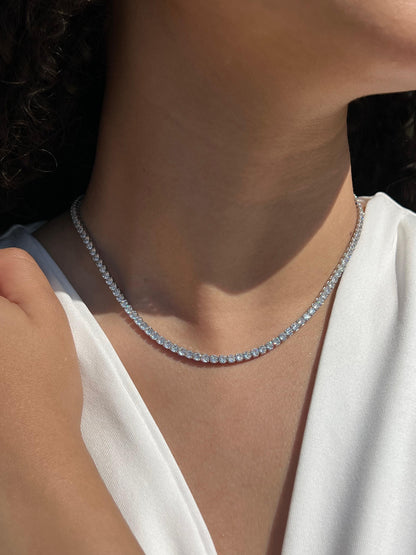 3mm Pure Tennis Chain in Sterling Silver 925s
