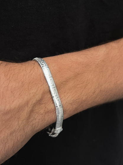 Versace themed bracelet for men925s