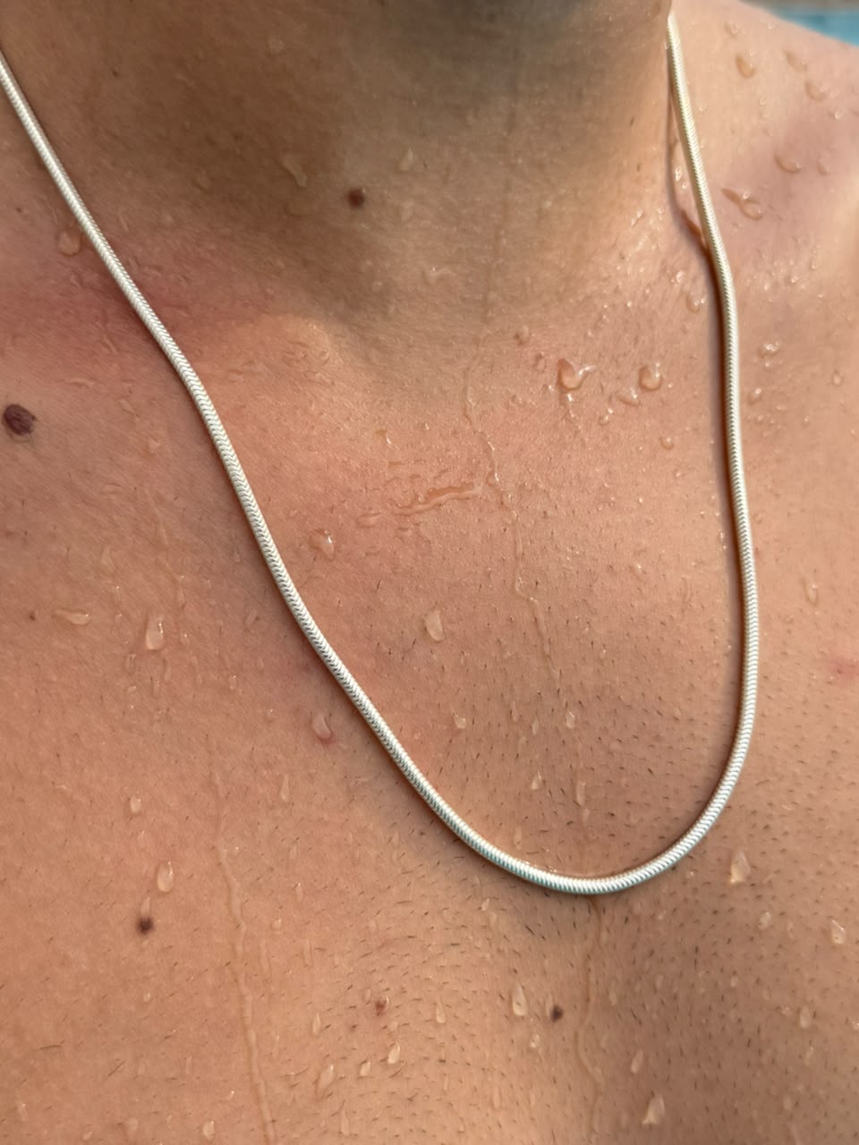Rattail Necklace for Men's Sterling Silver 925s -(2.5mm)