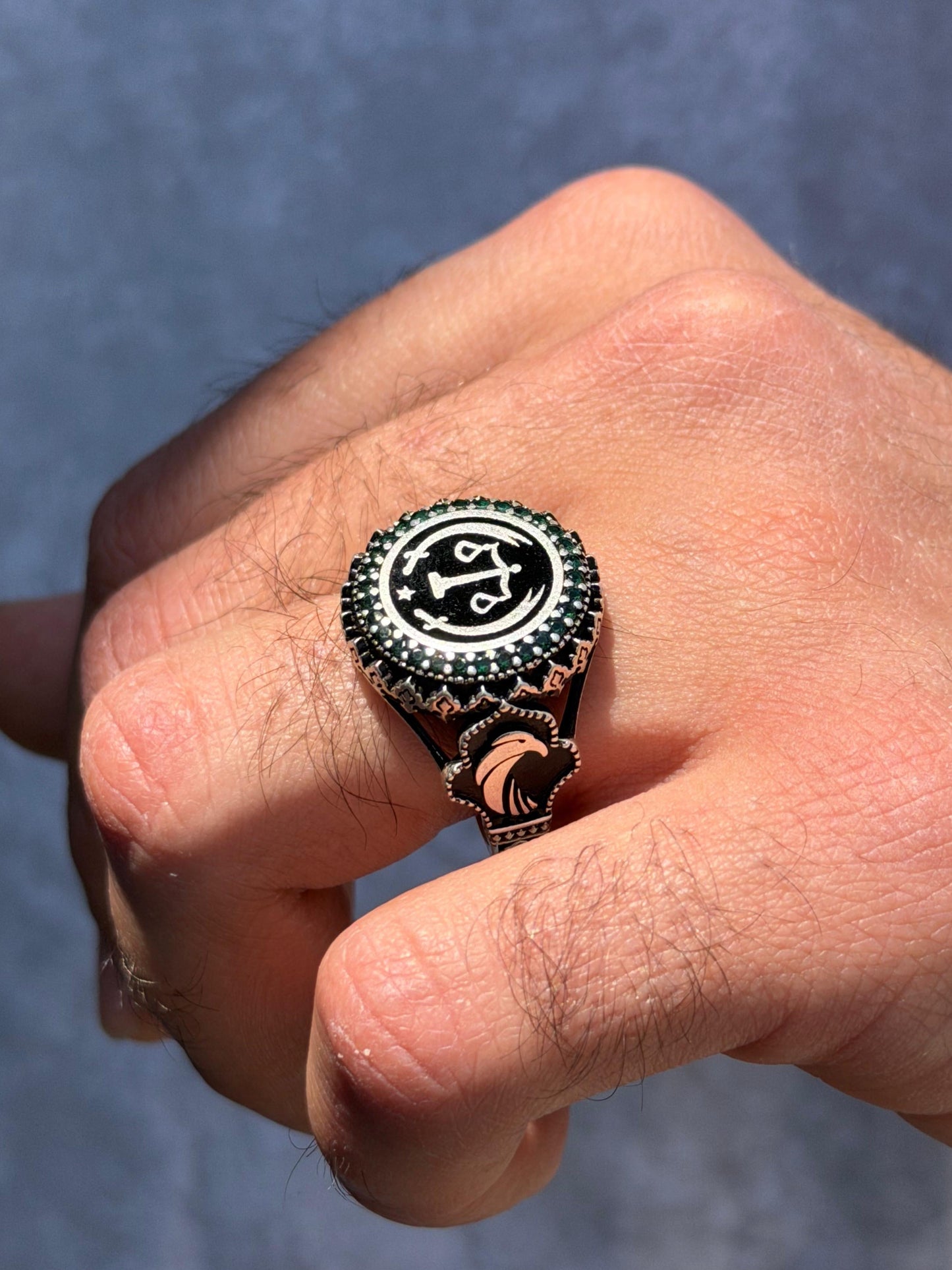 Scale Justice Ring -for Men's Sterling Silver 925s