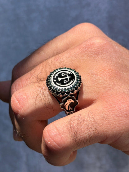 Scale Justice Ring -for Men's Sterling Silver 925s