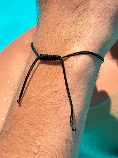 SuperMan Adjustable Macramé Bracelet