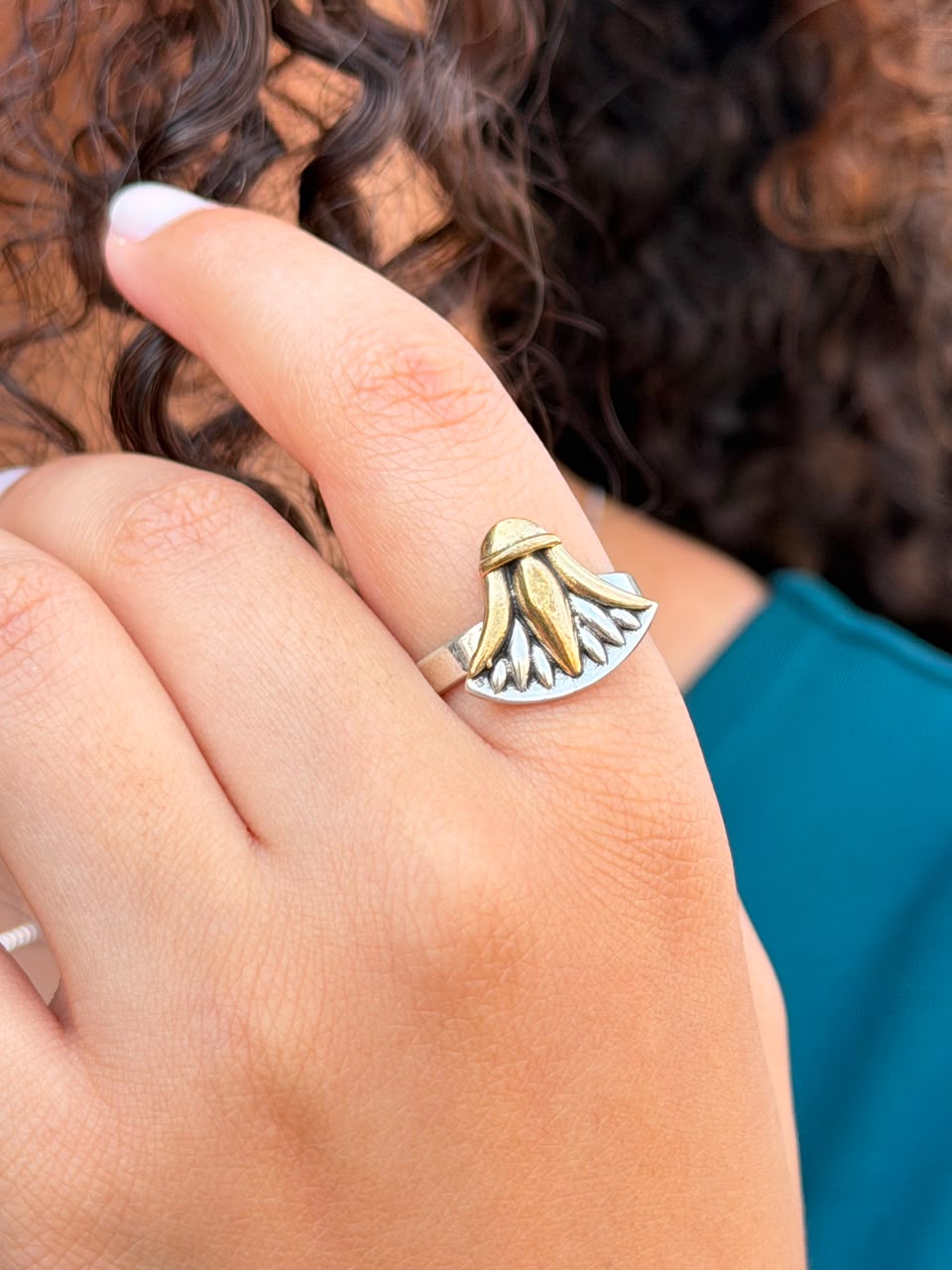 Bloomveil Ring in Sterling Silver -925