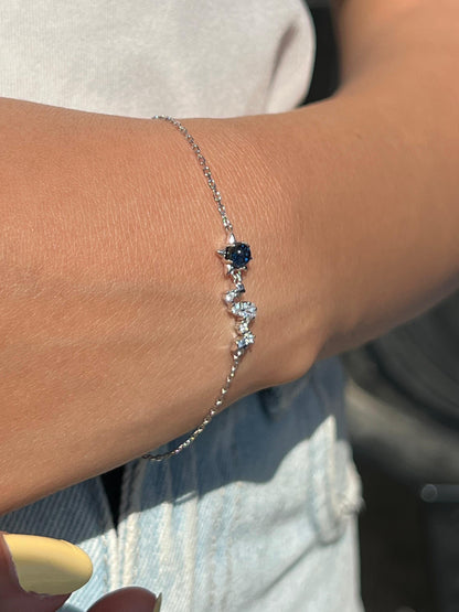 Galaxy Dainty Bracelet -in Sterling Silver -925