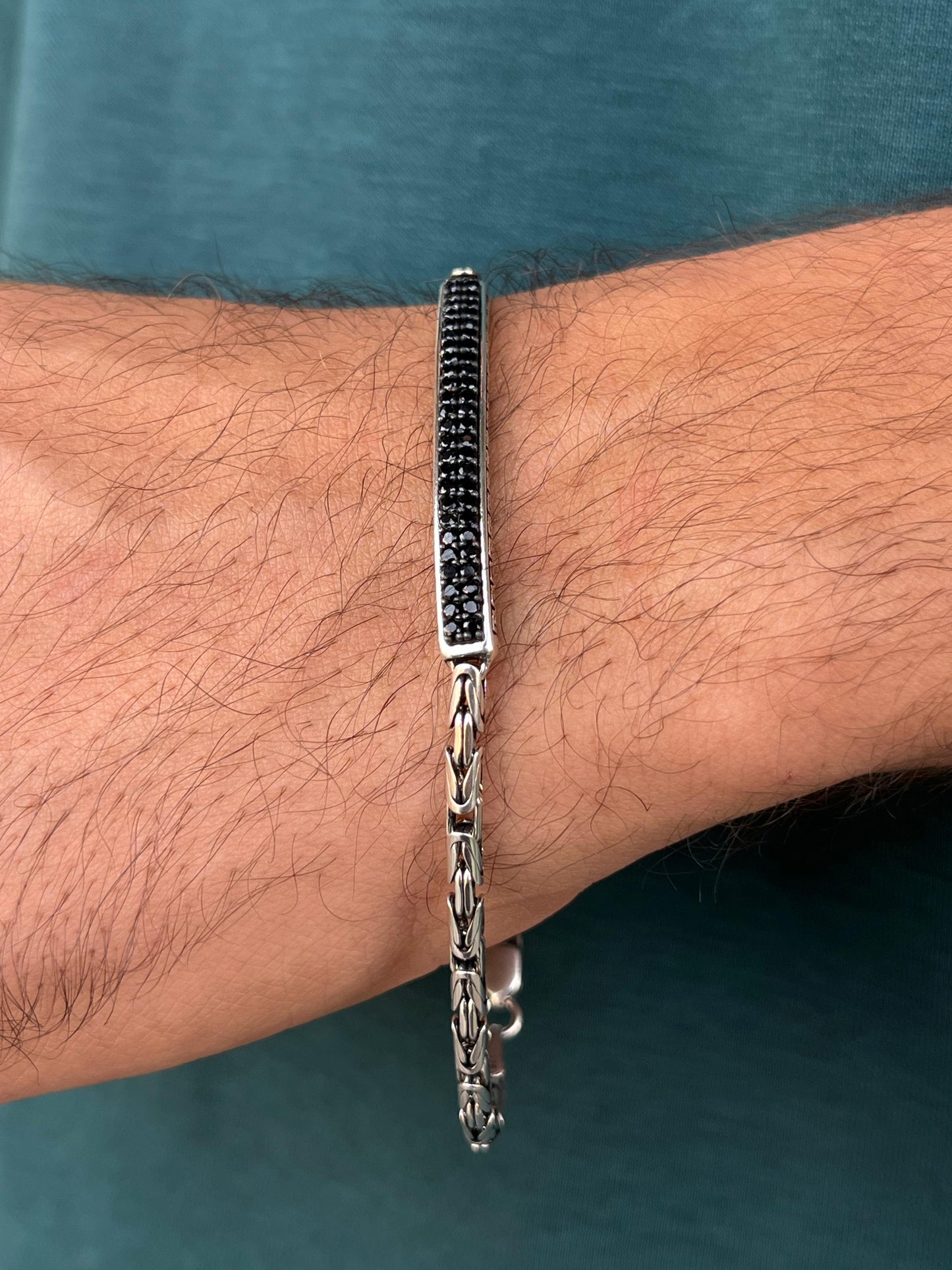 Versace King Bracelet for Men's Sterling Silver 925s-21cm