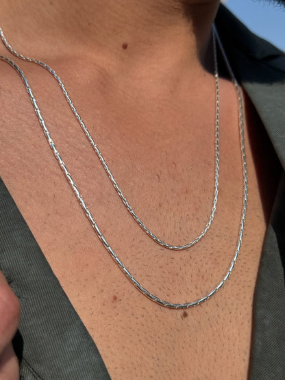 Silva Bone Necklaces for Men's Sterling Silver 925s