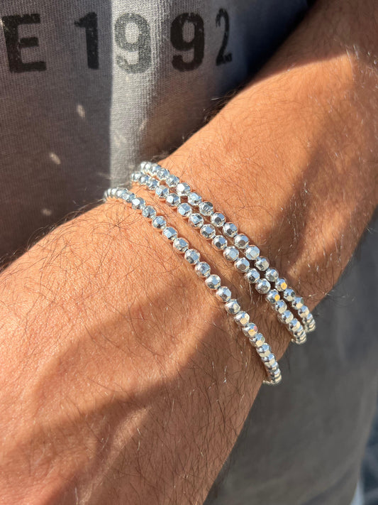 Ruber Glacier Bracelet for Men's Sterling Silver 925s