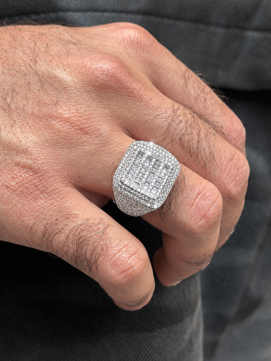 iced Regent Frost Ring -Sterling Silver 925s