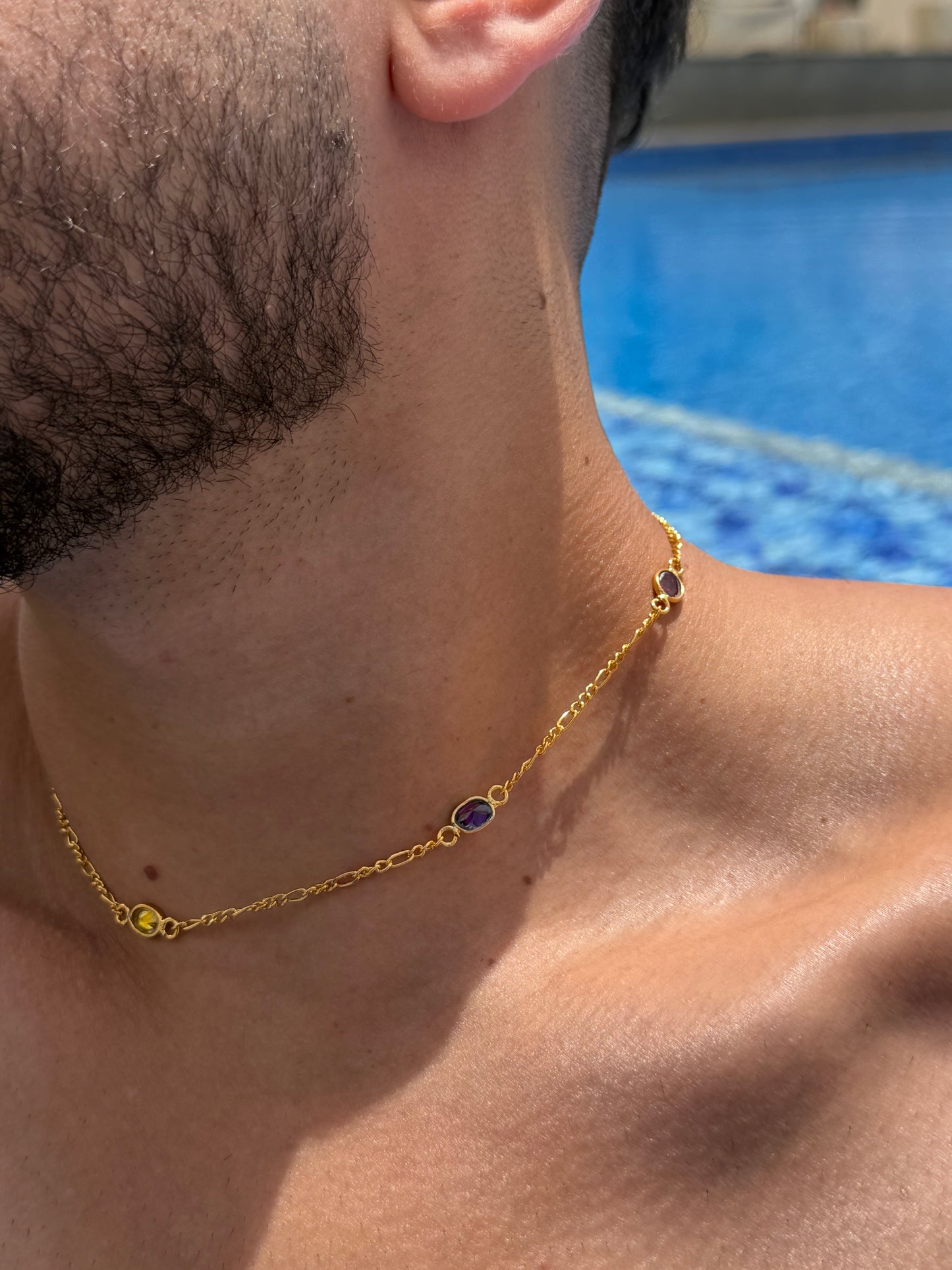 PRIME Figaro Chain Sterling Silver 925s-Fine Gold Plated