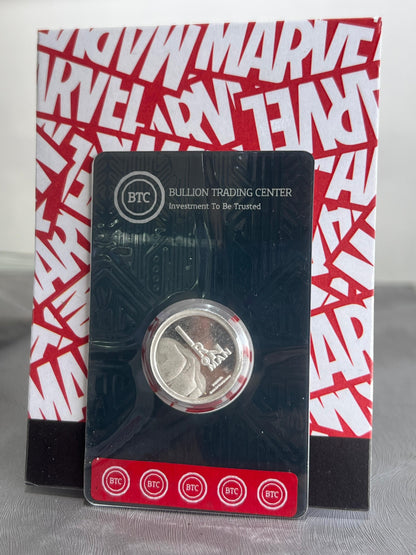 BTC 10g Fine Silver Coin 999 – Price Based on Spot Market
