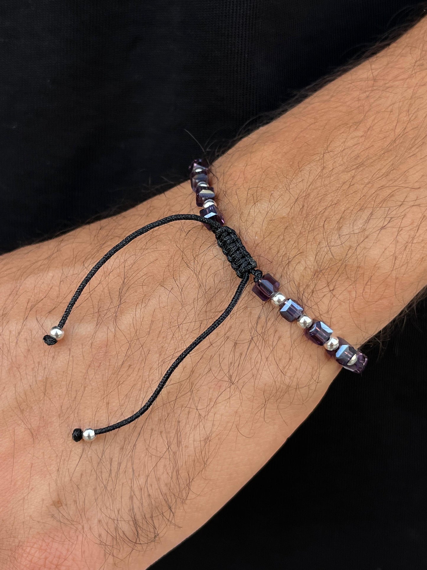 Solar Handmade Bracelet for Men's Sterling Silver 925s