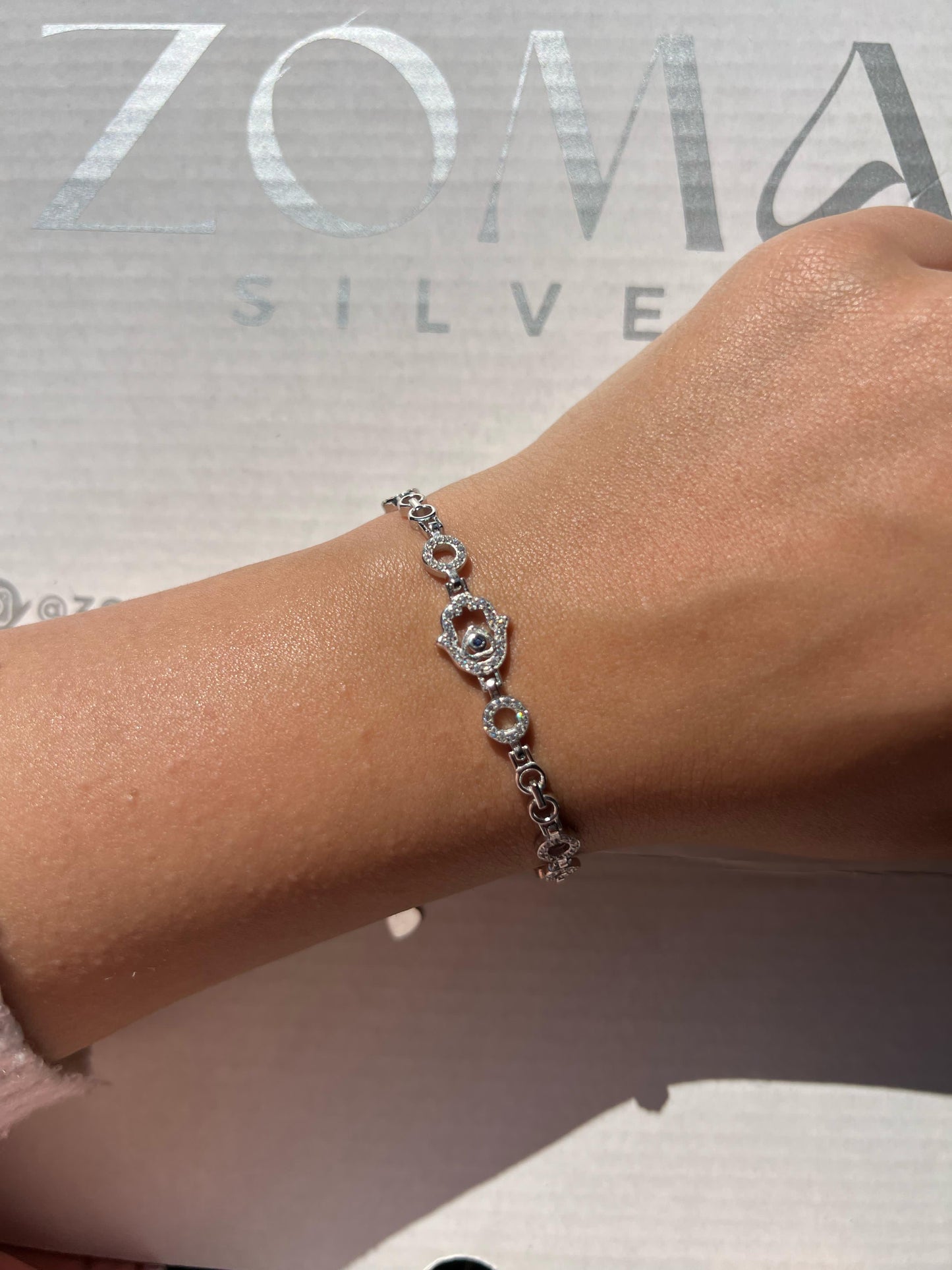 Hamsa Bracelet-sterling Silver-925s