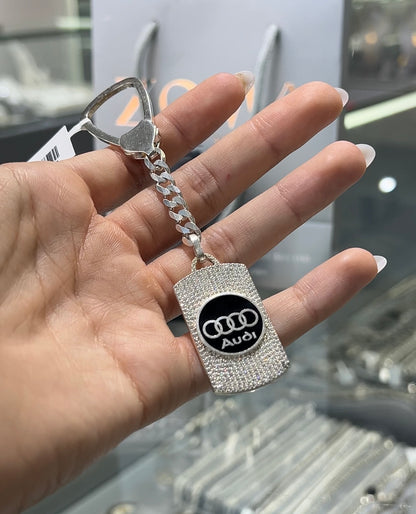 Audi Key Chain -Sterling Silver 925s