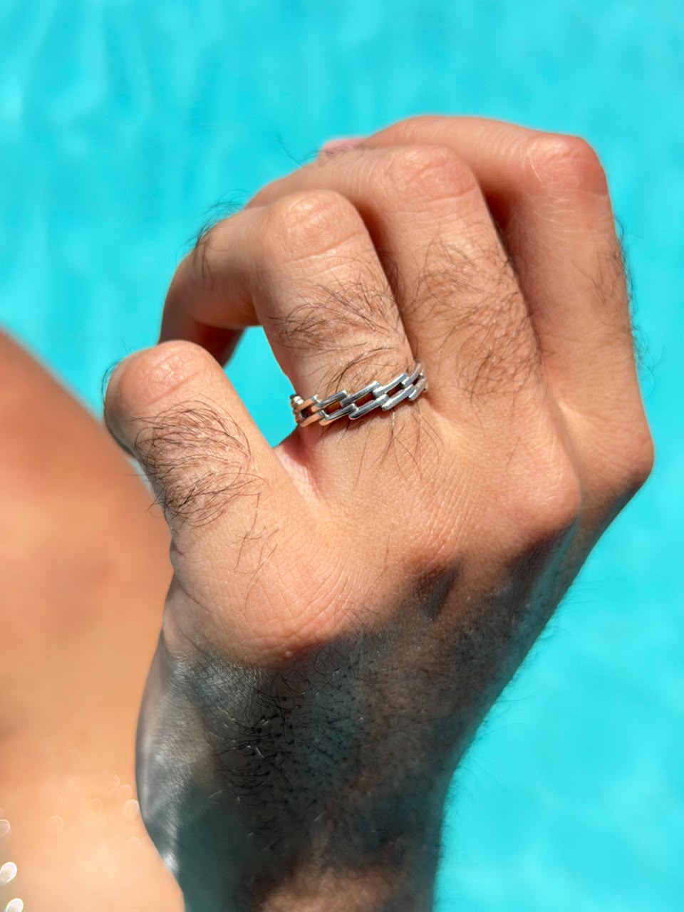 Linker Ring in Sterling Silver 925s