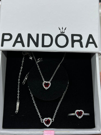 Original Pandora Trio Set with bracelet-Italian Silver 925