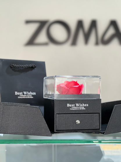 Black bow tie Flower Valentine’s Box Drawer ❤️‍🔥