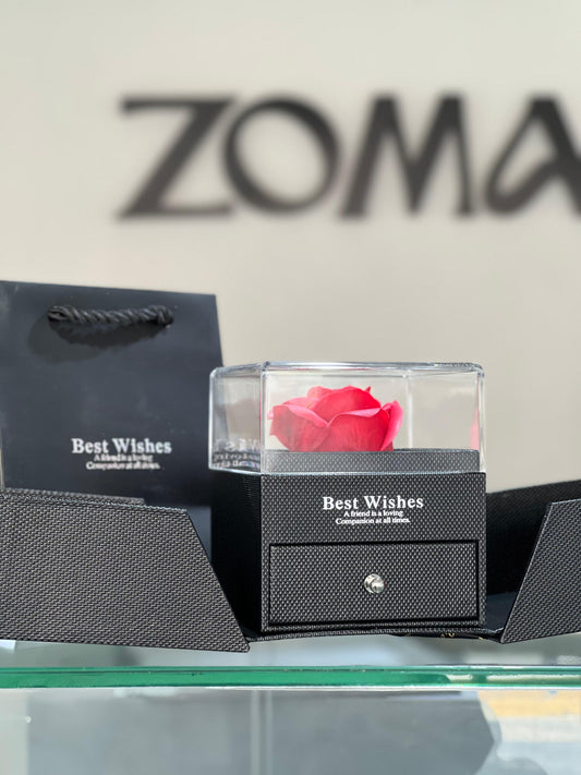 Black bow tie Flower Valentine’s Box Drawer ❤️‍🔥