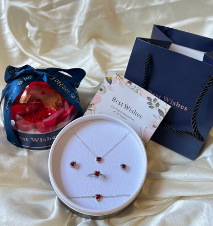 Navy Blue Forever LOVE  Flowers Box💙🦋