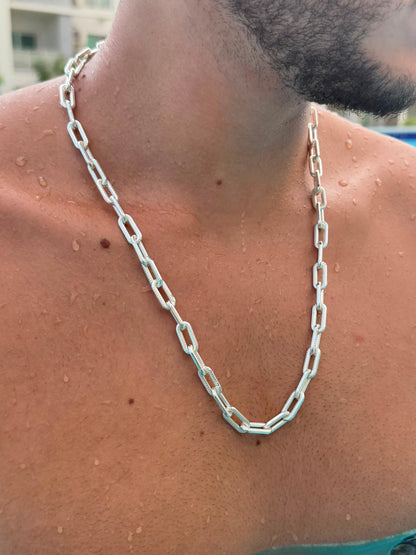 Exclusive 🚫 Pump Turkish Link Necklace Sterling Silver 925s