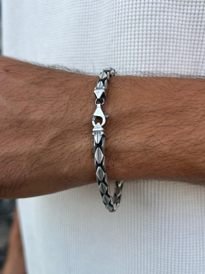 Dark Venom bracelet S925 Sterling Silver-(21cm-5mm)