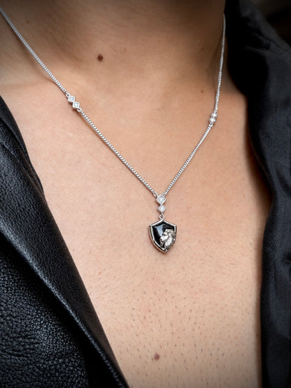 Black Leonis Necklaces for Men's Sterling Silver 925s