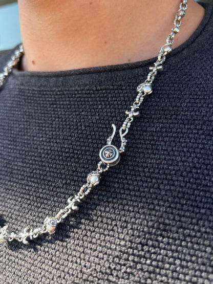 Bowman Pegasus Chain For Men Sterling Silver 925- (58.5cm)