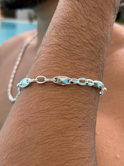 Exclusive 🚫 Pump Turkish Diamond Bracelet Sterling Silver 925s