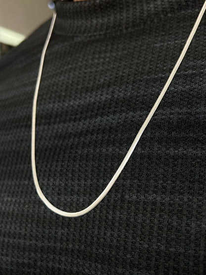 Snake Chain For Men Sterling Silver925-(65cm-3mm)