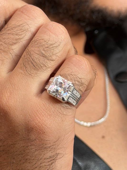 Crowncut Ring -Sterling Silver 925s