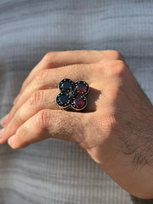 Four Thrones Ring -Sterling Silver 925s