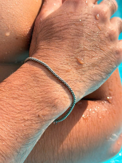 Oxizid Vellum Bracelet Sterling Silver 925s-(2.5mm)