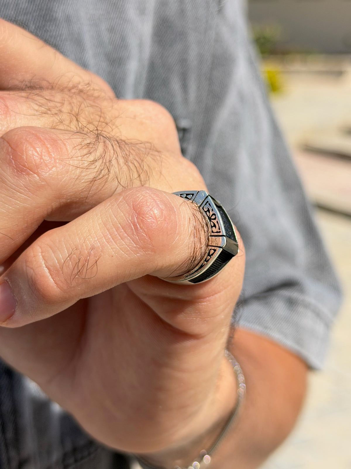 Gravex Ring in Sterling Silver 925s