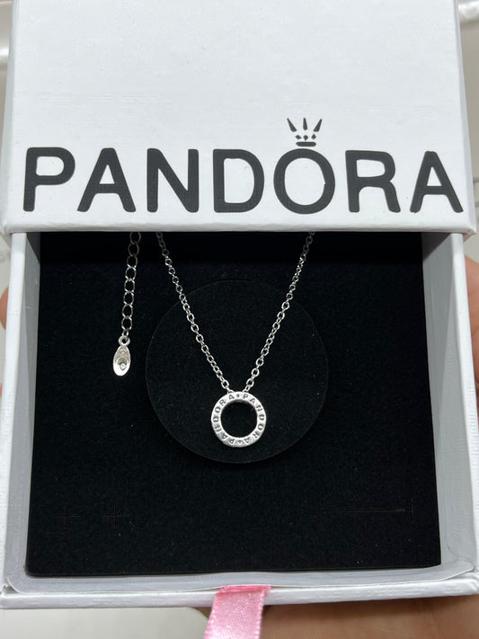 Pandora Circle SIGNATURE Necklace