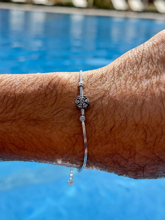 Shadow Slider Bracelet Sterling Silver 925s