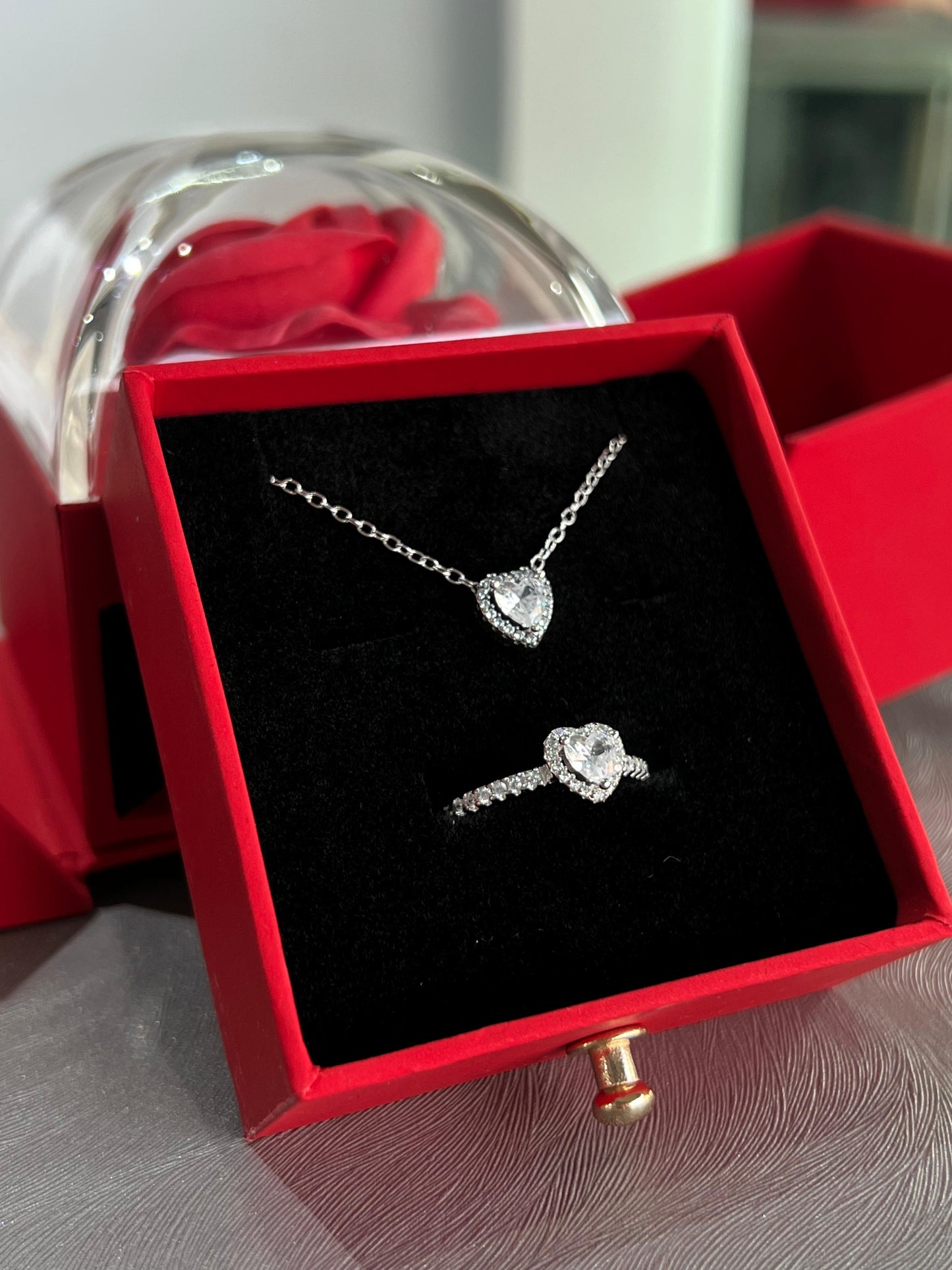 Red One Flower Valentine’s Box Drawer ❤️‍🔥