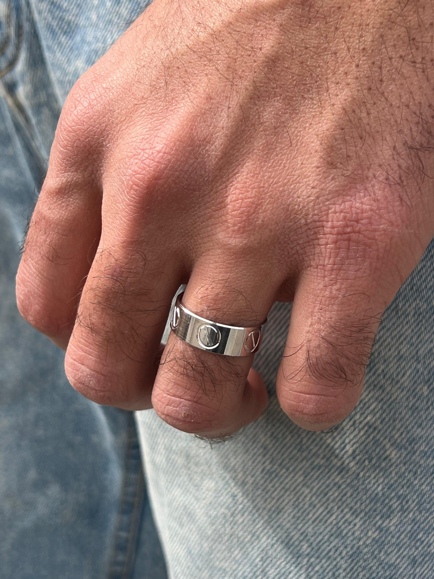 Designer band -for Men's Sterling Silver 925s