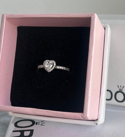 Heart Ring -Italian Silver 925