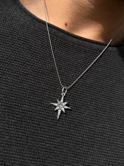 Juego North Star Necklace Sterling Silver 925s