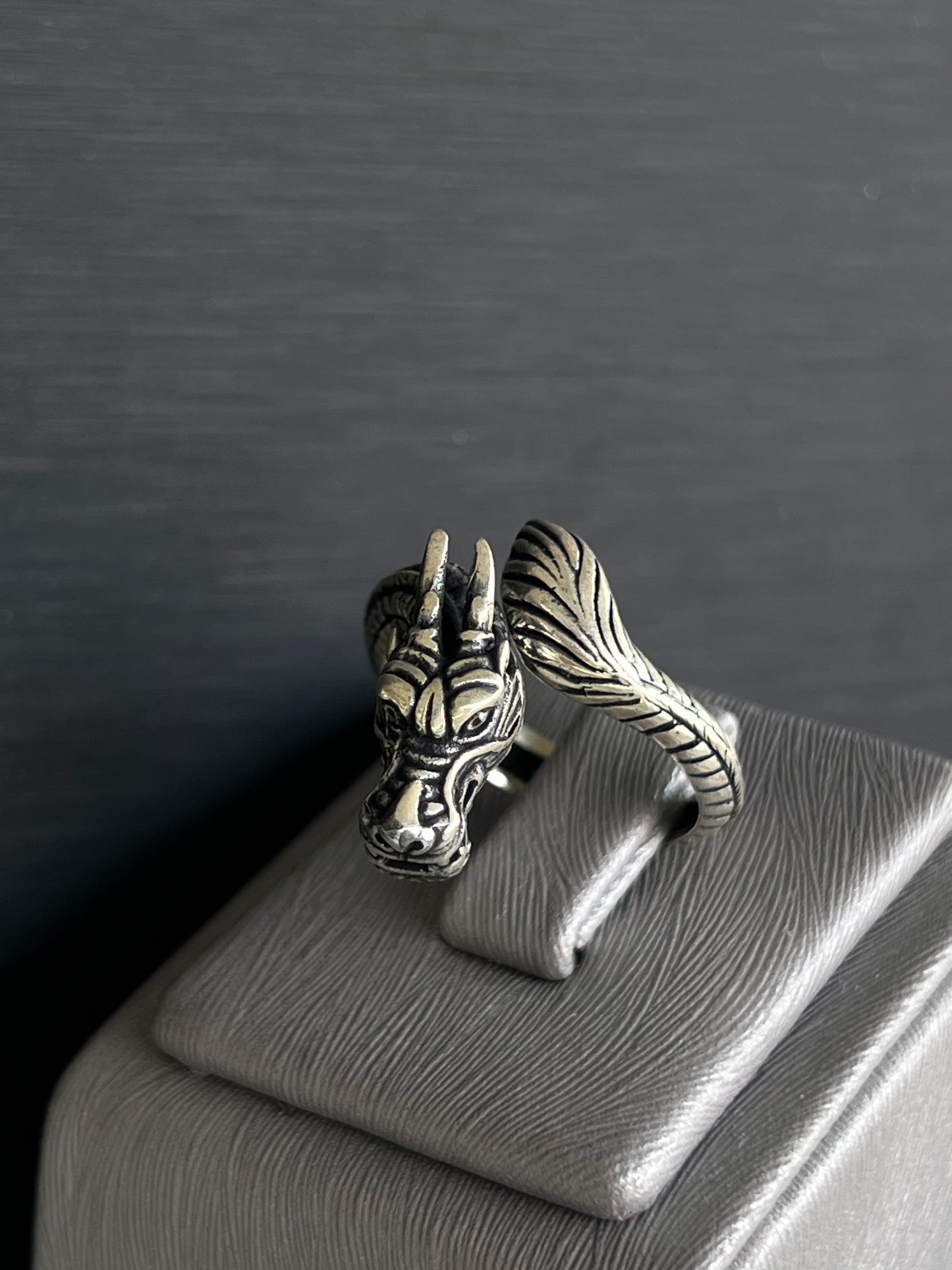 Dragon Face Ring -for Men's Sterling Silver 925s